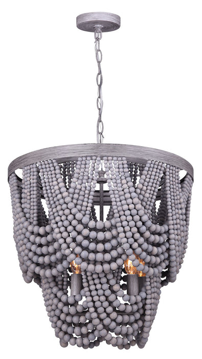Canarm ICH1033A05BGY18 Five Light Chandelier, Gray