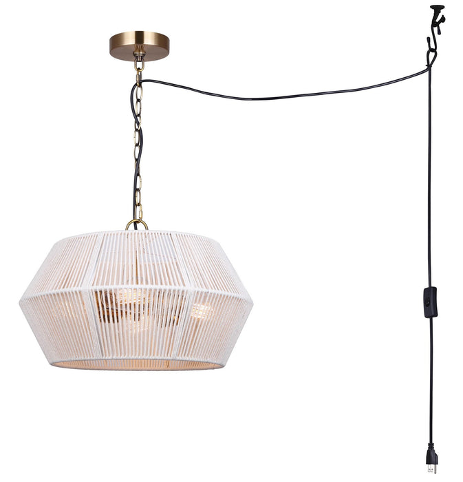 Canarm ICH2110B04GD18 Four Light Chandelier, Gold