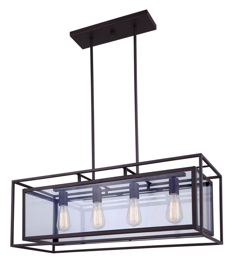 Canarm ICH595A04ORB32 Four Light Chandelier, Oil Rubbed Bronze