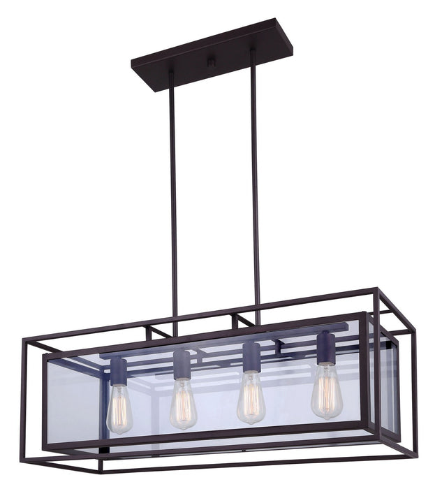 Canarm ICH595A04ORB32 Four Light Chandelier, Oil Rubbed Bronze