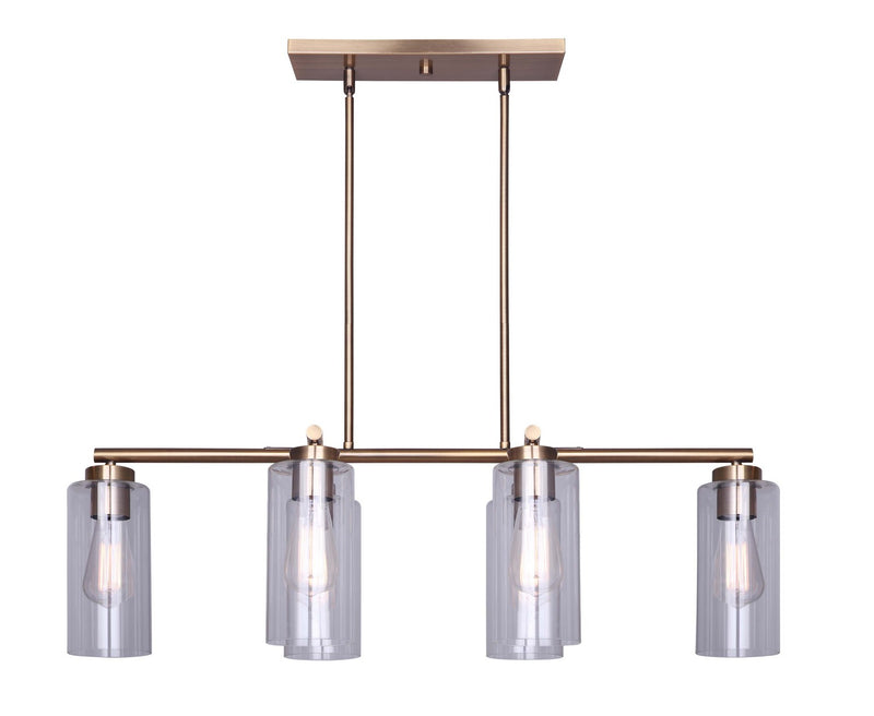 Canarm ICH671B06GD Six Light Chandelier, Gold