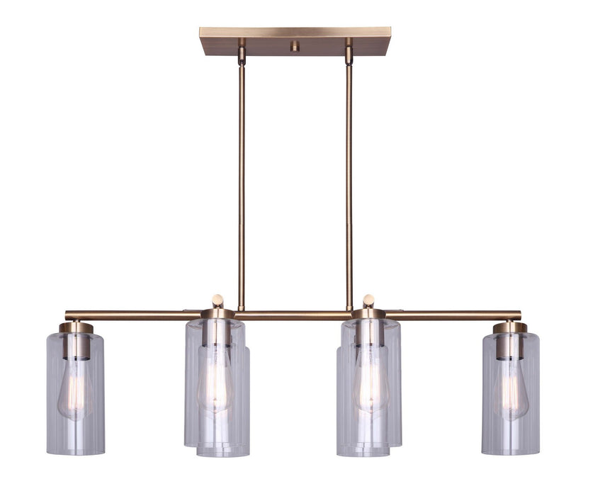 Canarm ICH671B06GD Six Light Chandelier, Gold