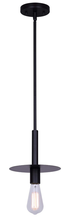 Canarm IPL696B01BK One Light Pendant, Black