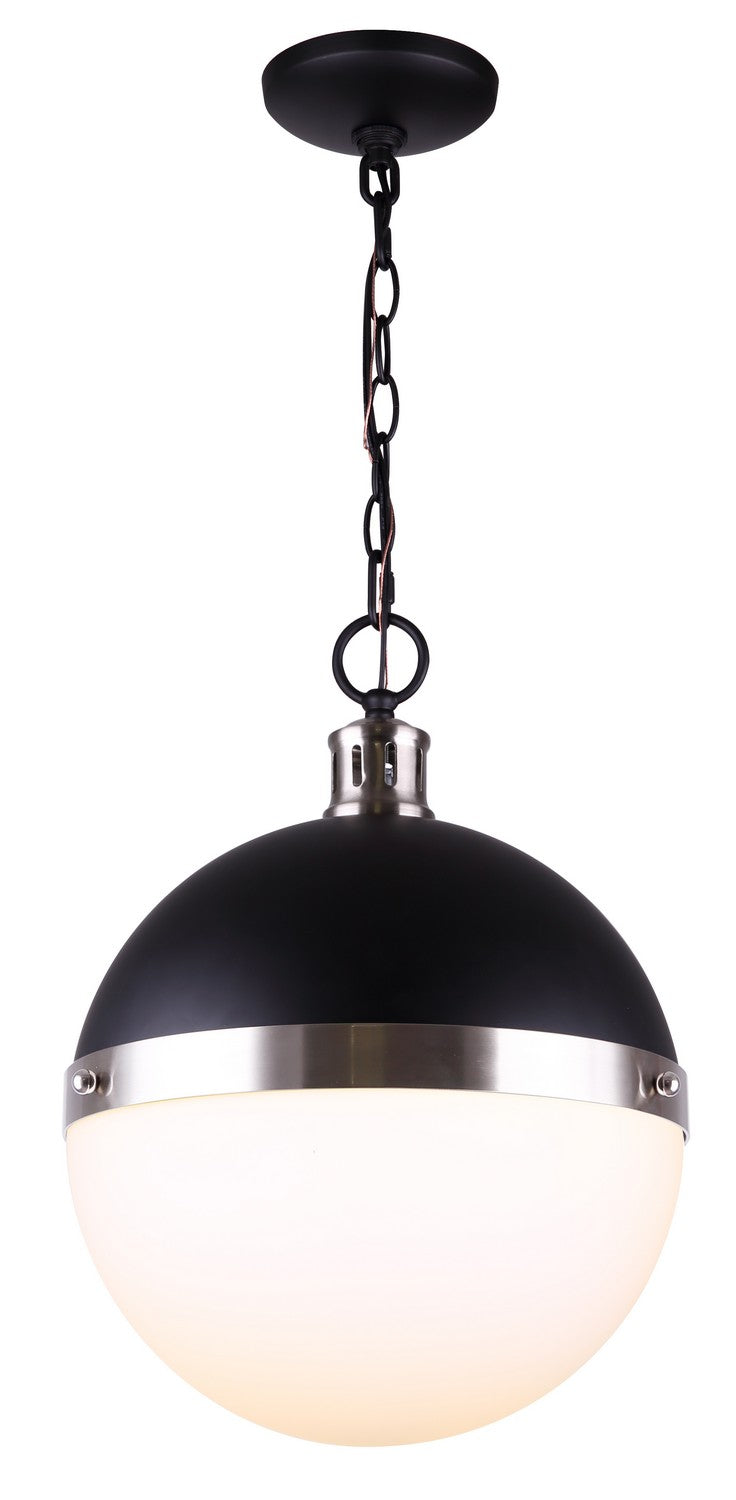 Canarm IPL708B01BKN One Light Pendant, Black