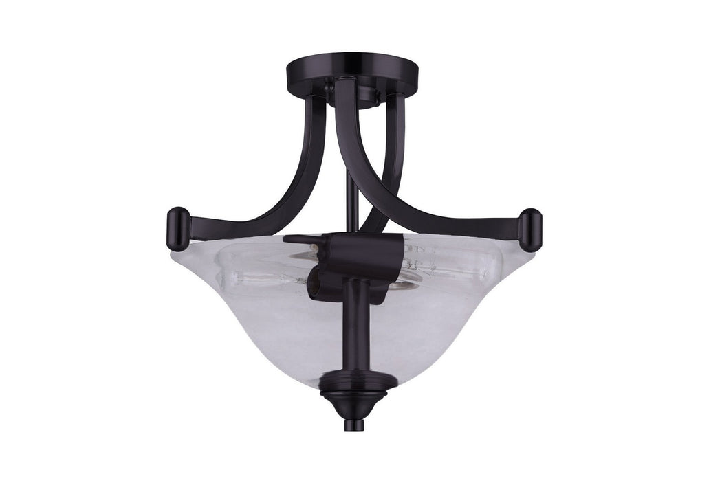 Canarm ISF587A02ORB-RG Two Light Semi-Flush Mount, Oil Rubbed Bronze