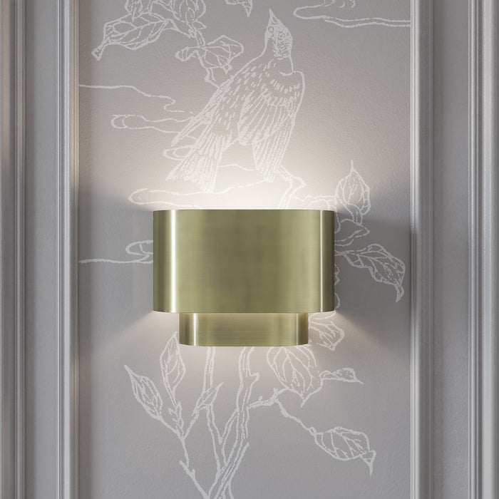 Livex Lighting 50299-01 One Light Wall Sconce, Antique Brass