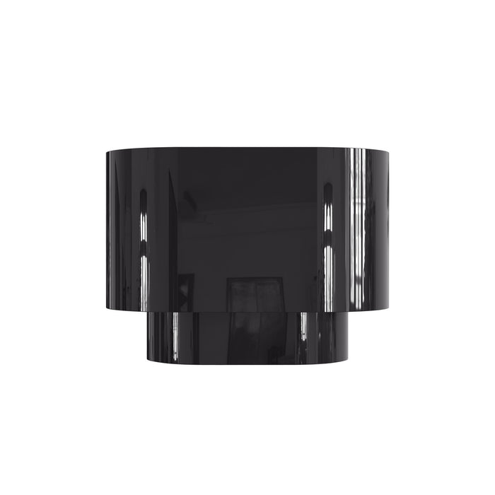Livex Lighting 50299-68 One Light Wall Sconce, Shiny Black