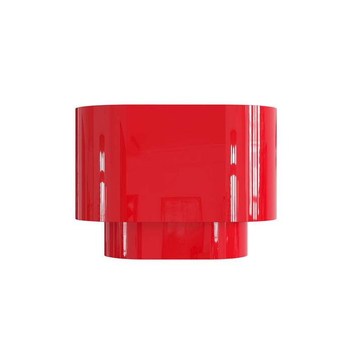 Livex Lighting 50299-72 One Light Wall Sconce, Shiny Red
