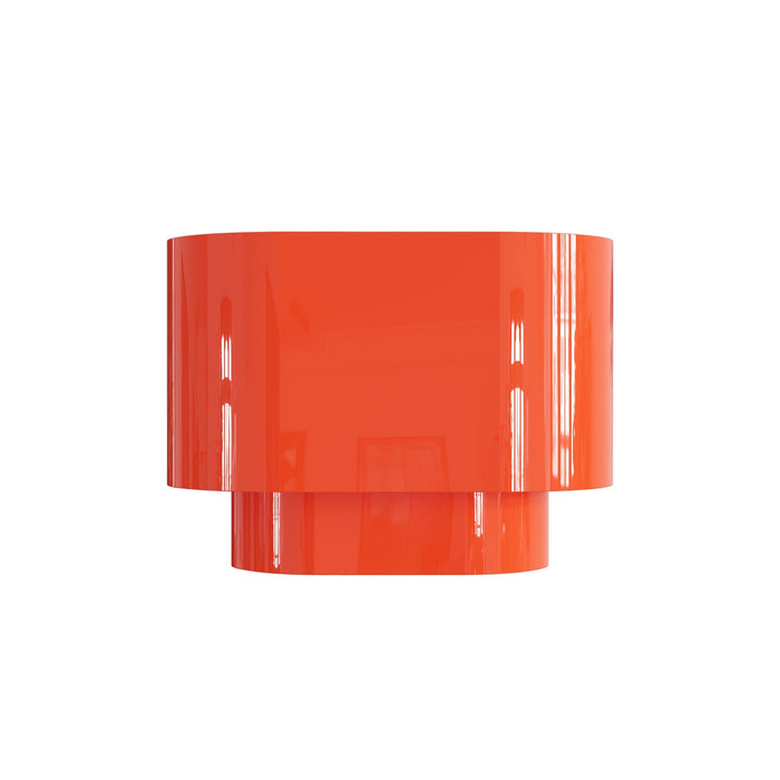 Livex Lighting 50299-77 One Light Wall Sconce, Shiny Orange