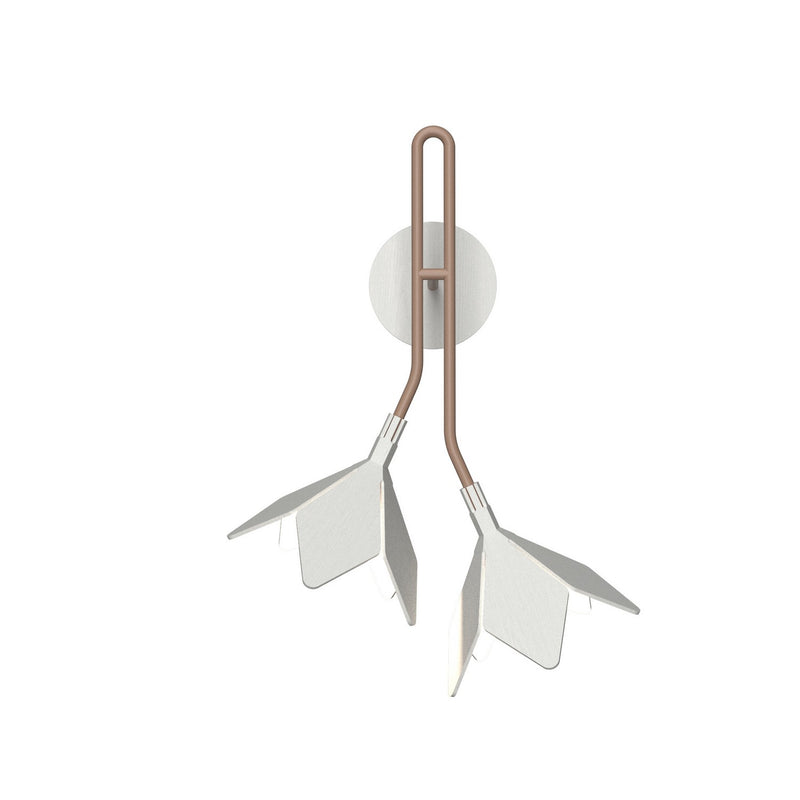 Accord Lighting 4135.47 Two Light Wall Lamp, Organic White