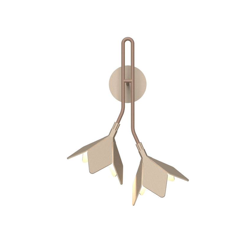 Accord Lighting 4135.48 Two Light Wall Lamp, Organic Cappuccino