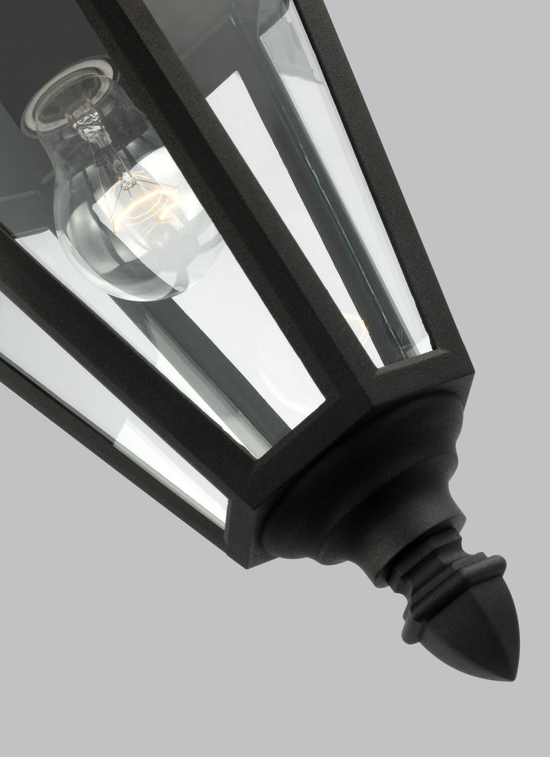 Generation Lighting 6025-12 One Light Outdoor Pendant, Black
