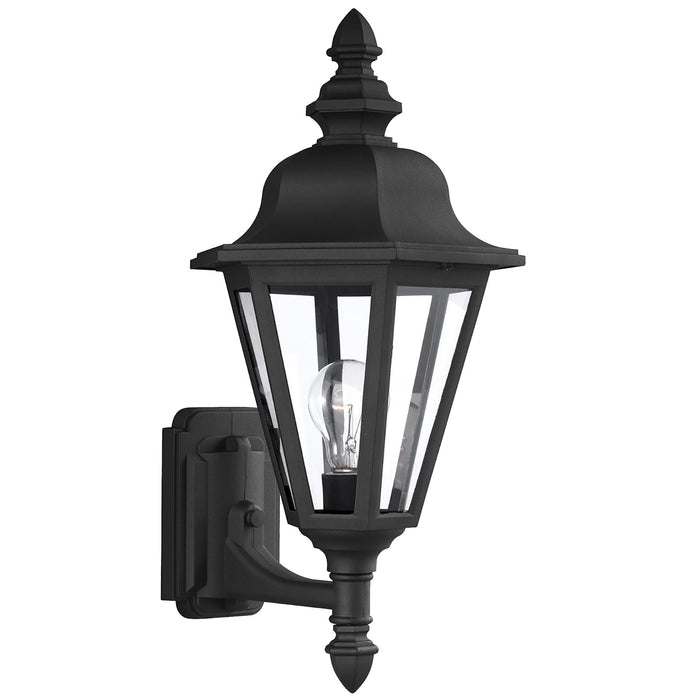 Generation Lighting 8824-12 One Light Outdoor Wall Lantern, Black