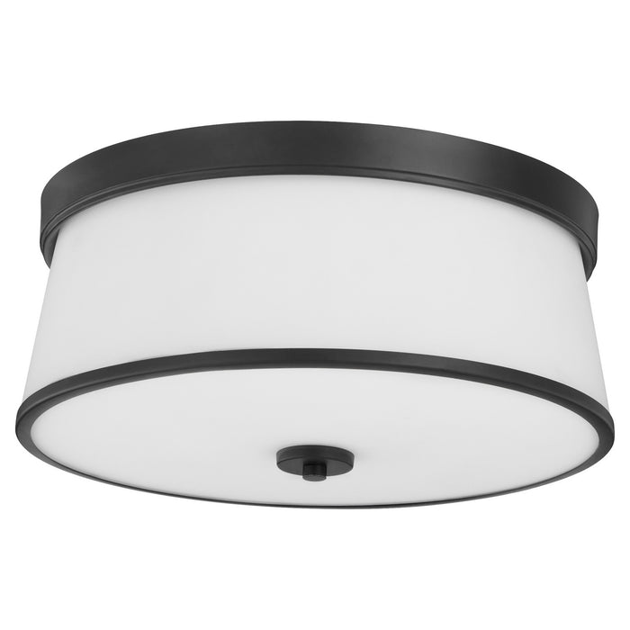 Quorum 3203-16-59 Three Light Ceiling Mount, Matte Black