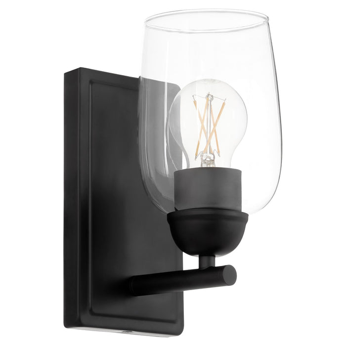 Quorum 5112-1-59 One Light Wall Mount, Matte Black