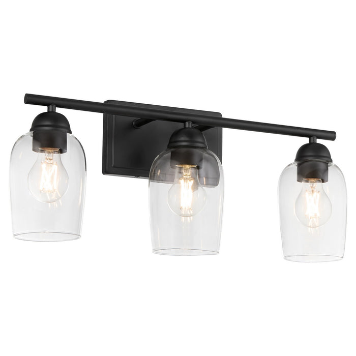 Quorum 5112-3-59 Three Light Vanity, Matte Black