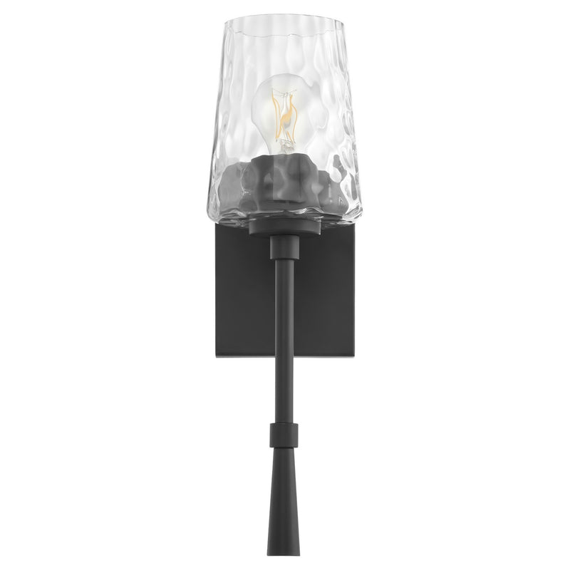 Quorum 5204-1-159 One Light Wall Mount, Matte Black