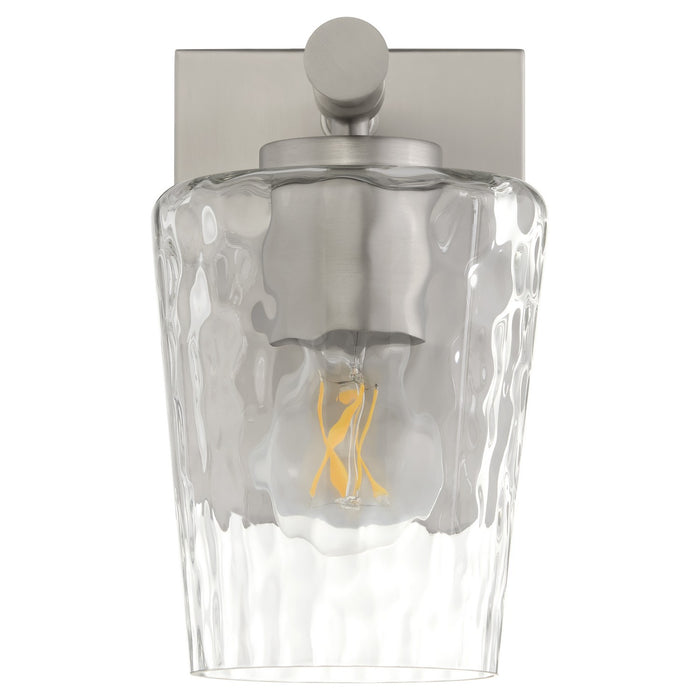Quorum 5204-1-65 One Light Wall Mount, Satin Nickel
