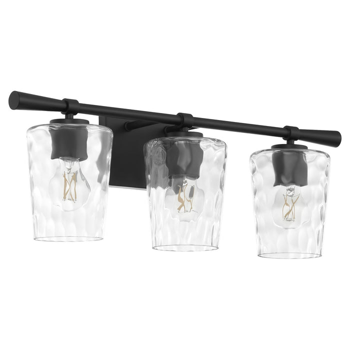 Quorum 5204-3-59 Three Light Vanity, Matte Black