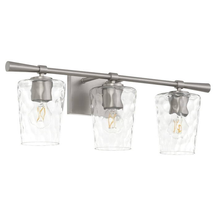 Quorum 5204-3-65 Three Light Vanity, Satin Nickel