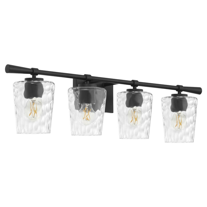Quorum 5204-4-59 Four Light Vanity, Matte Black