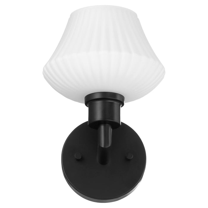Quorum 5221-1-59 One Light Wall Mount, Matte Black