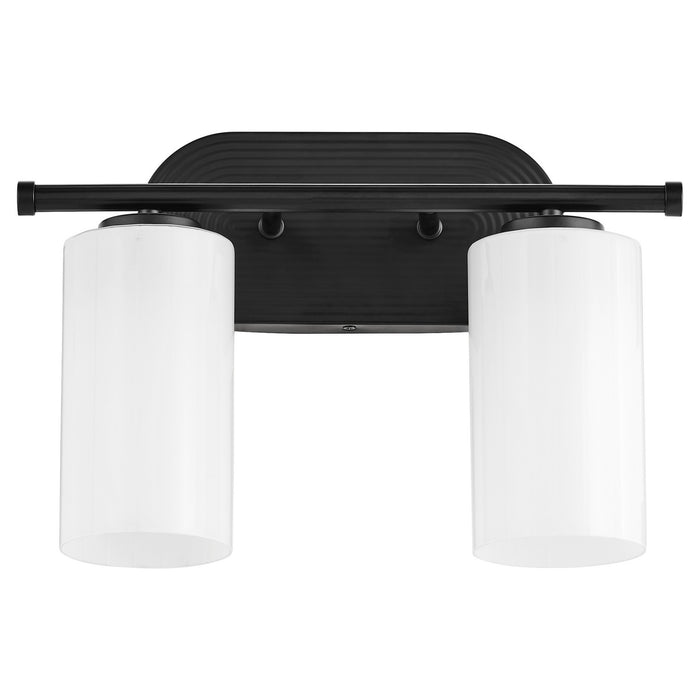 Quorum 5228-2-59 Two Light Vanity, Matte Black
