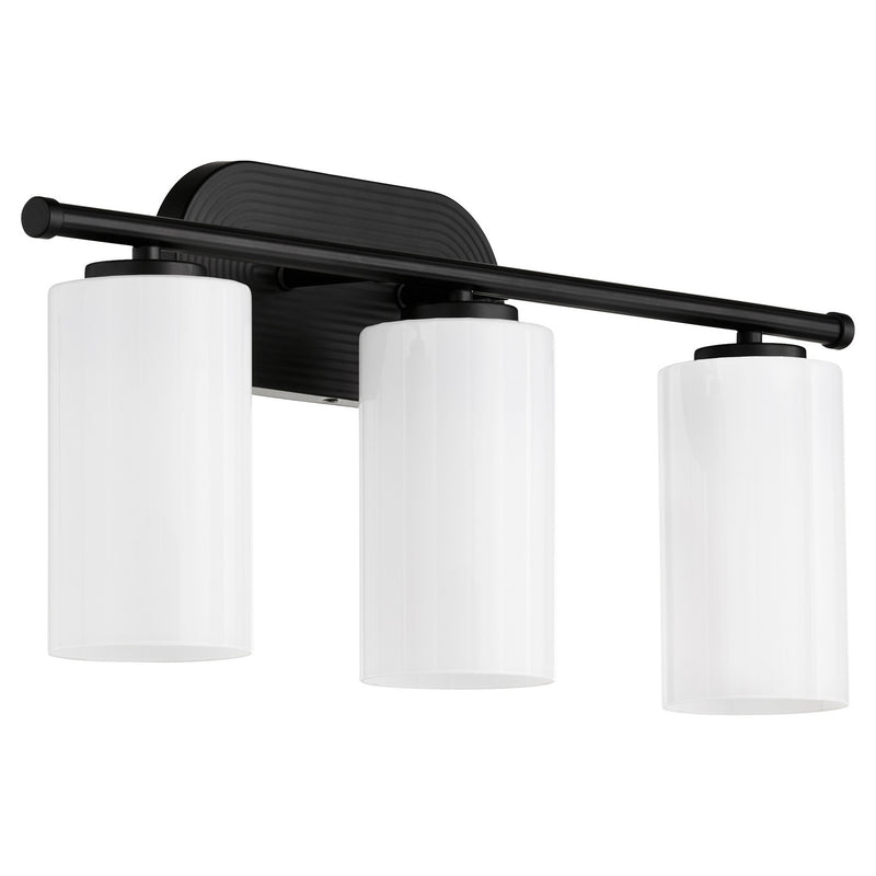 Quorum 5228-3-59 Three Light Vanity, Matte Black