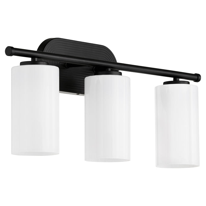 Quorum 5228-3-59 Three Light Vanity, Matte Black