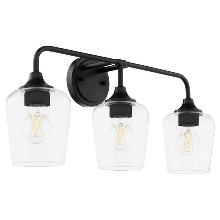 Quorum 5313-3-59 Three Light Vanity, Matte Black