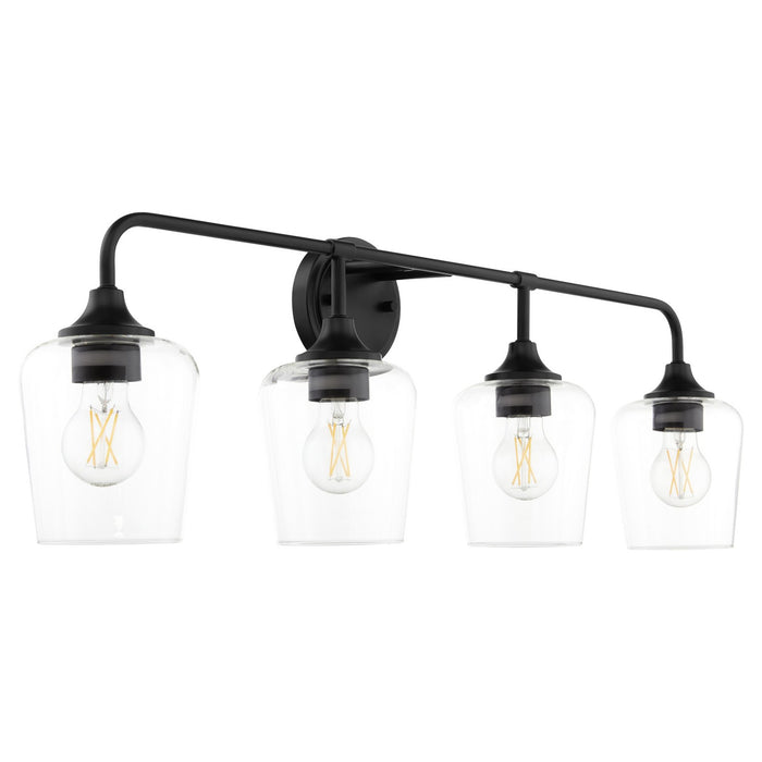 Quorum 5313-4-59 Four Light Vanity, Matte Black