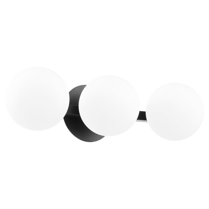 Quorum 539-3-59 Three Light Vanity, Matte Black