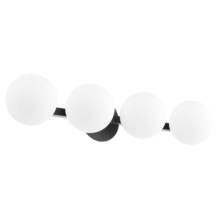 Quorum 539-4-59 Four Light Vanity, Matte Black