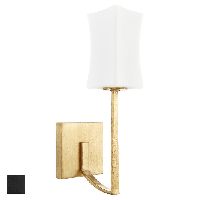 Quorum 581-1-59 One Light Wall Mount, Matte Black
