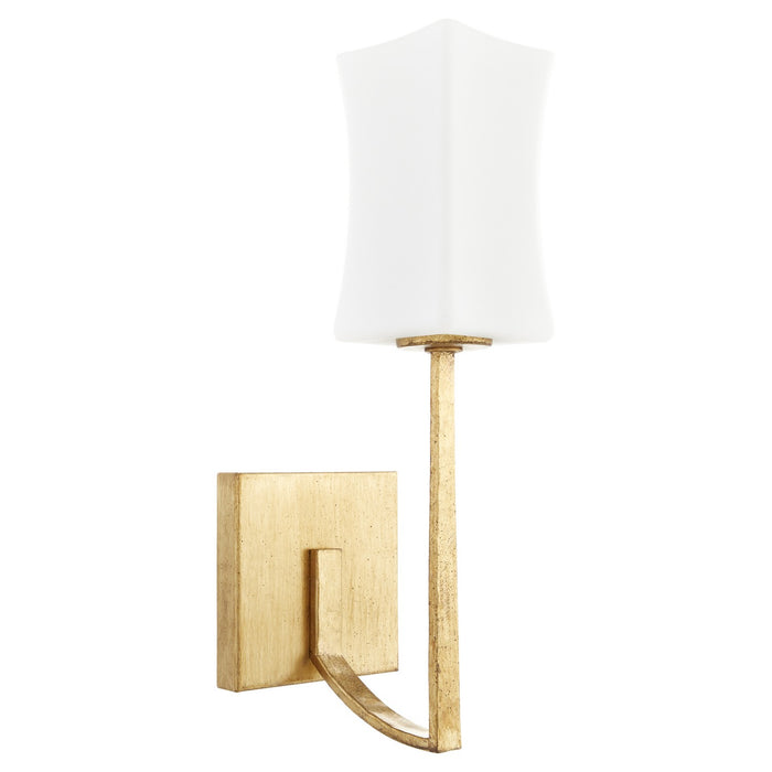 Quorum 581-1-74 One Light Wall Mount, Gold Leaf