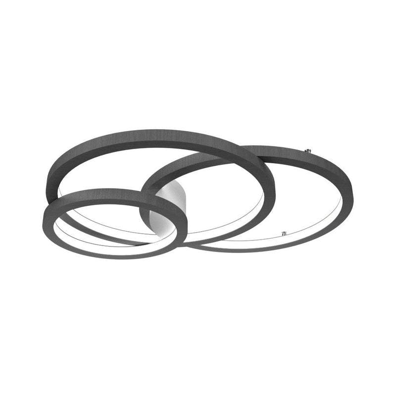 Accord Lighting 5085LED.50 LED Ceiling Mount, Organic Grey