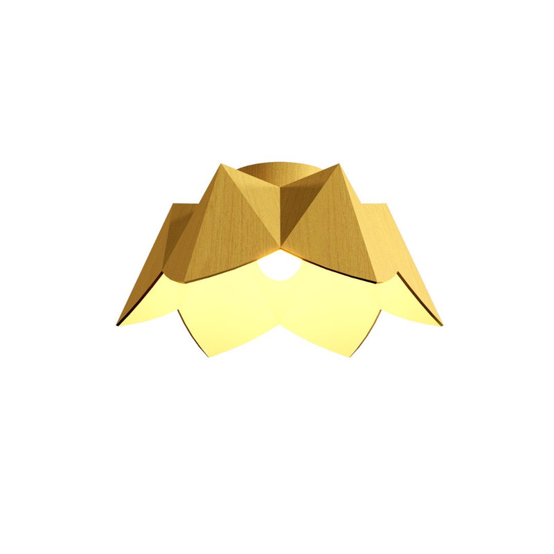 Accord Lighting 5092.49 One Light Ceiling Mount, Organic Gold