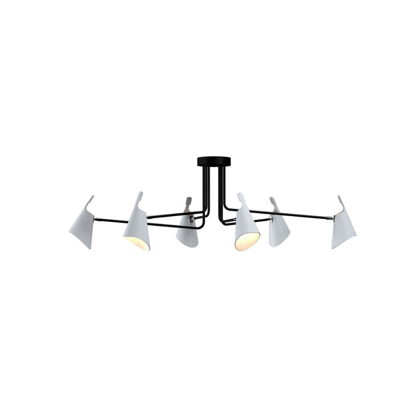 Accord Lighting 5104.47 Six Light Ceiling Mount, Organic White