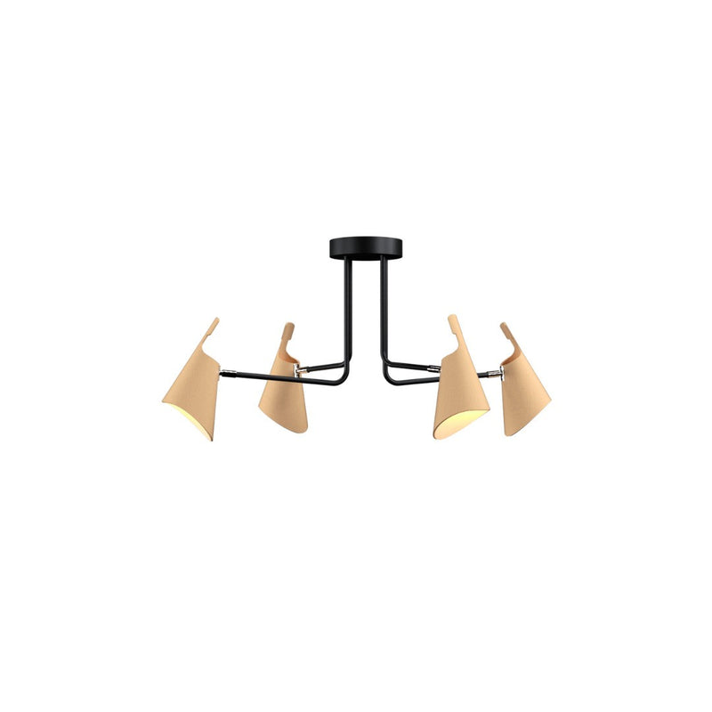 Accord Lighting 5105.48 Four Light Ceiling Mount, Organic Cappuccino