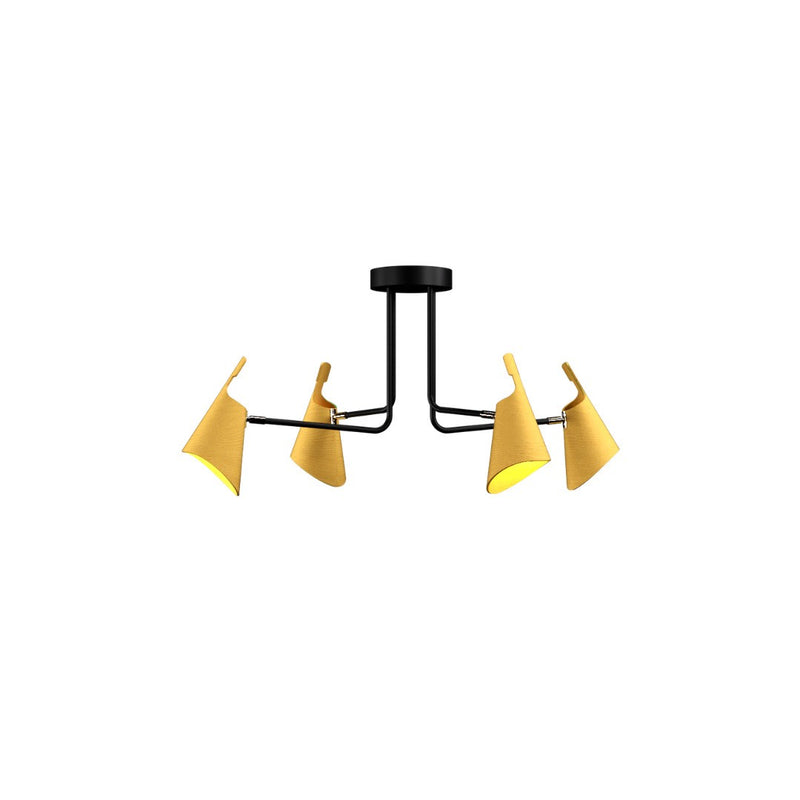 Accord Lighting 5105.49 Four Light Ceiling Mount, Organic Gold