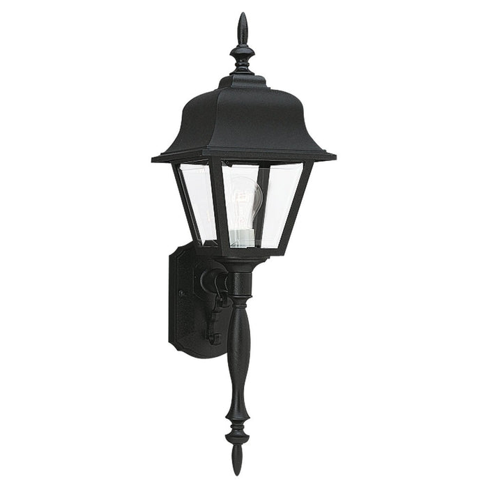 Generation Lighting 8765-12 One Light Outdoor Wall Lantern, Black