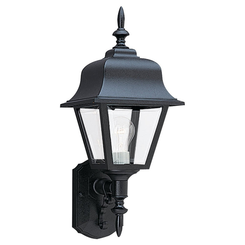 Generation Lighting 8765-12 One Light Outdoor Wall Lantern, Black