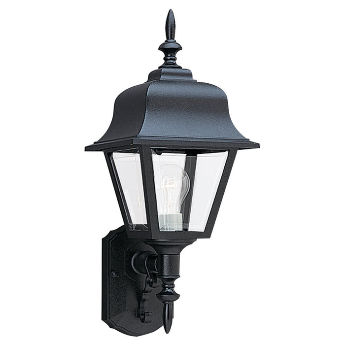Generation Lighting 8765-12 One Light Outdoor Wall Lantern, Black
