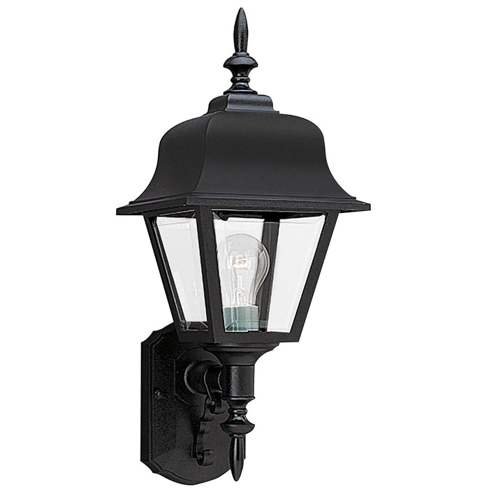 Generation Lighting 8765-12 One Light Outdoor Wall Lantern, Black
