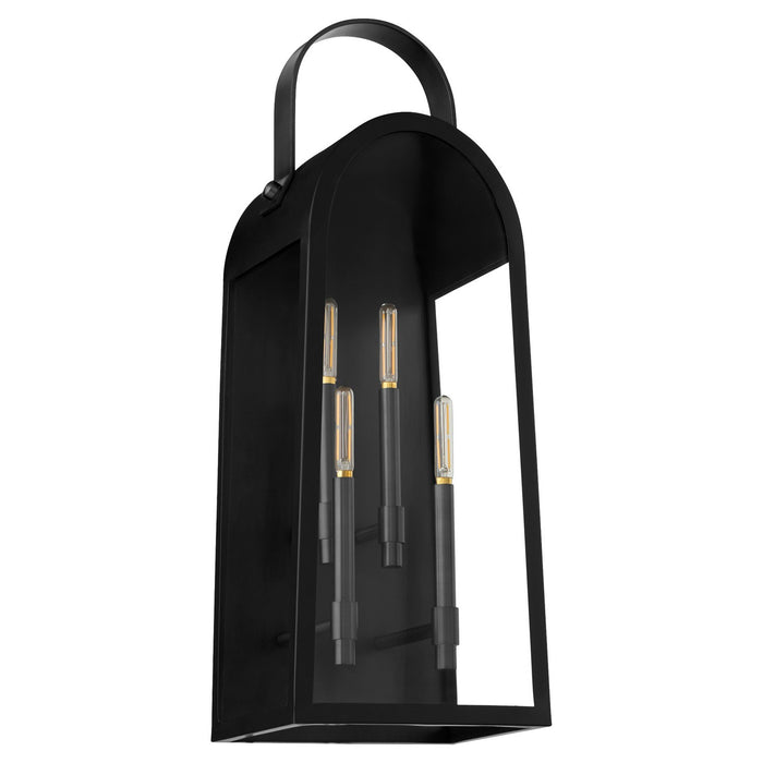 Quorum 72-30-59 Four Light Lantern, Matte Black