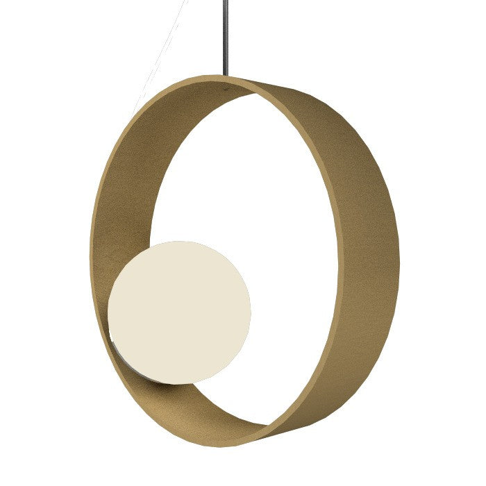 Accord Lighting 620.49 One Light Pendant, Organic Gold
