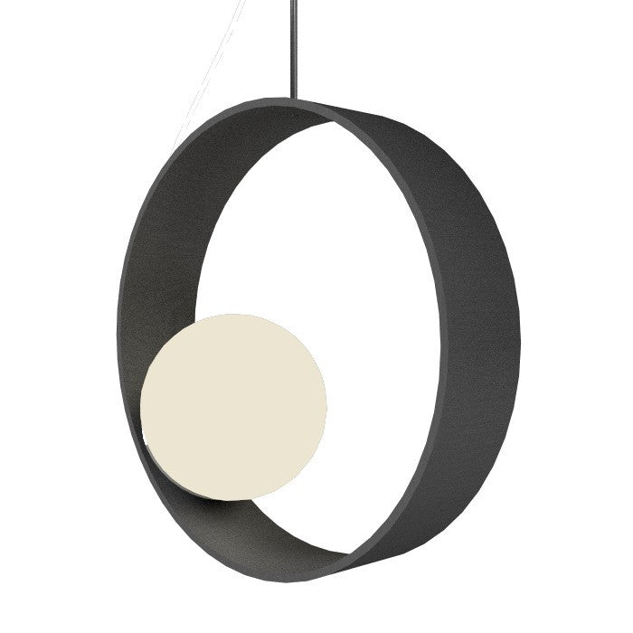 Accord Lighting 620.50 One Light Pendant, Organic Grey