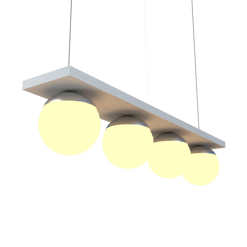 Accord Lighting 623.47 Four Light Pendant, Organic White