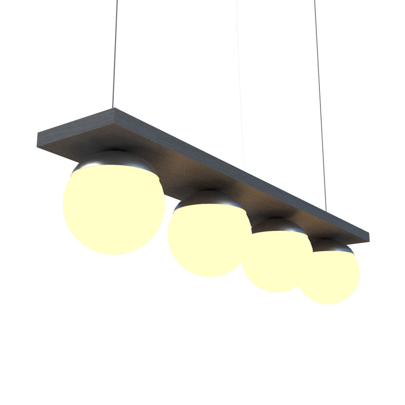 Accord Lighting 623.50 Four Light Pendant, Organic Grey