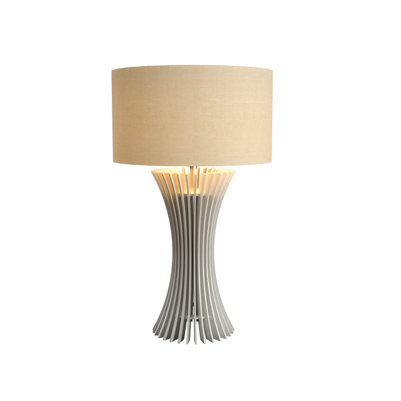 Accord Lighting 7013.47 One Light Table Lamp, Organic White